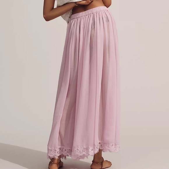 Anthropologie Sheer Maxi Skirt - Picture 3 of 3